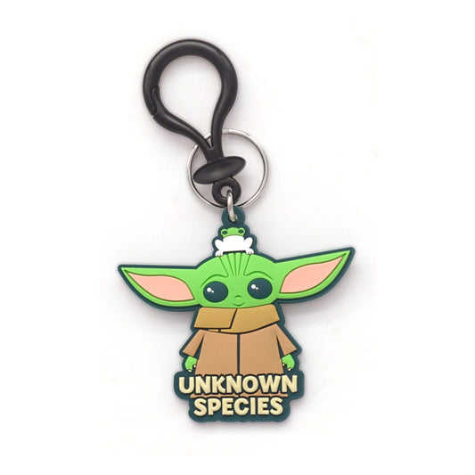 Star Wars Soft Touch PVC Bag Clip Baby Yoda Unknown Species 0077764289385