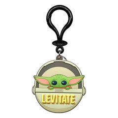 Star Wars Soft Touch PVC Bag Clip Baby Yoda Levitate 0077764289392
