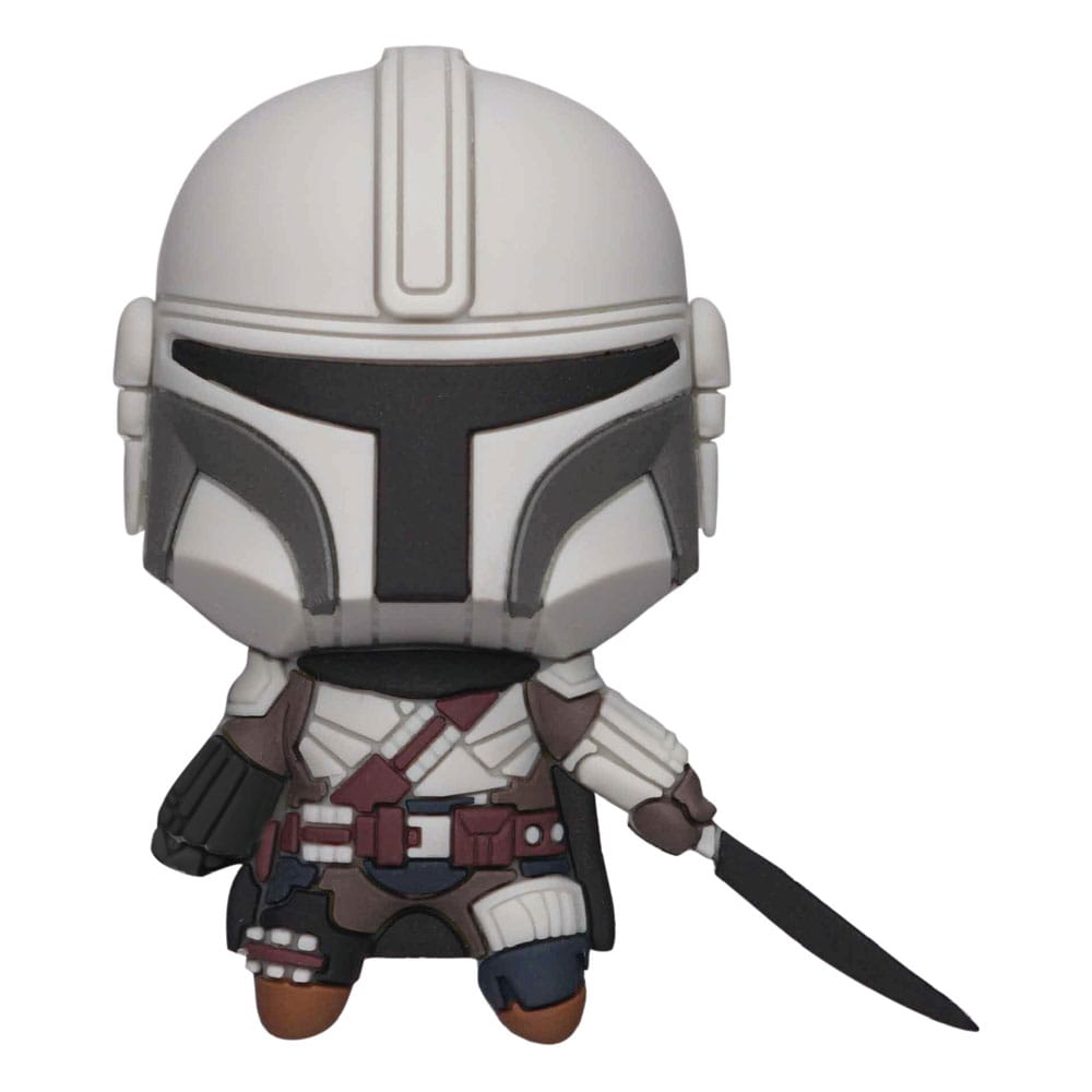 Star Wars The Mandalorian 3D Magnet Mando with Darksaber 0077764290978