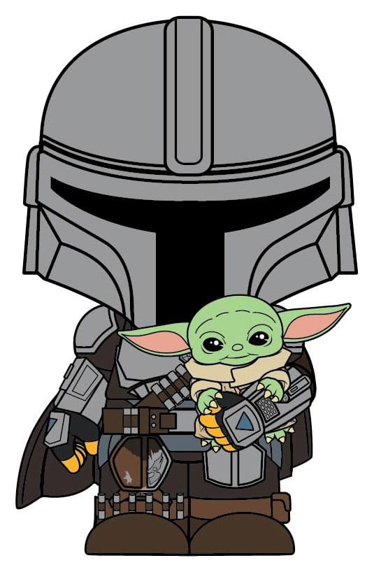 The Mandalorian 3D Foam Magnet The Mandalorian and Grogu 0077764291722