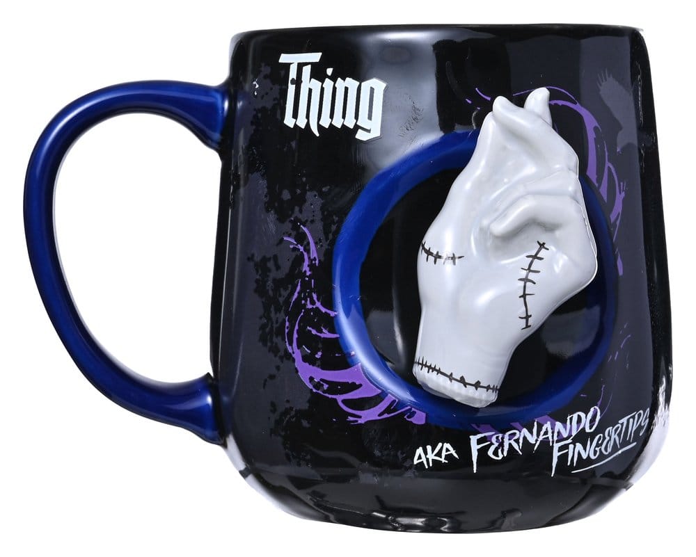 Wednesday Ceramic Mug Wednesday 2D Relief Figural 0077764330346
