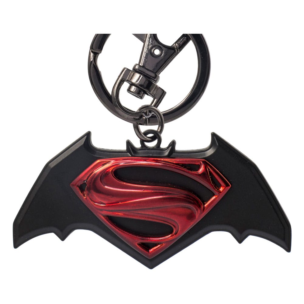 DC Comics Pewter-Keychain Batman vs. Superman Logo 077764454219