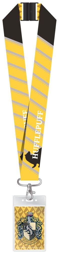 Harry Potter Deluxe Lanyard with Card Holder Hufflepuff 0077764484827