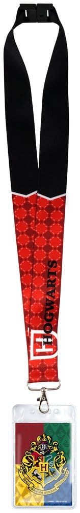 Harry Potter Deluxe Lanyard with Card Holder Hogwarts Crest 0077764484865