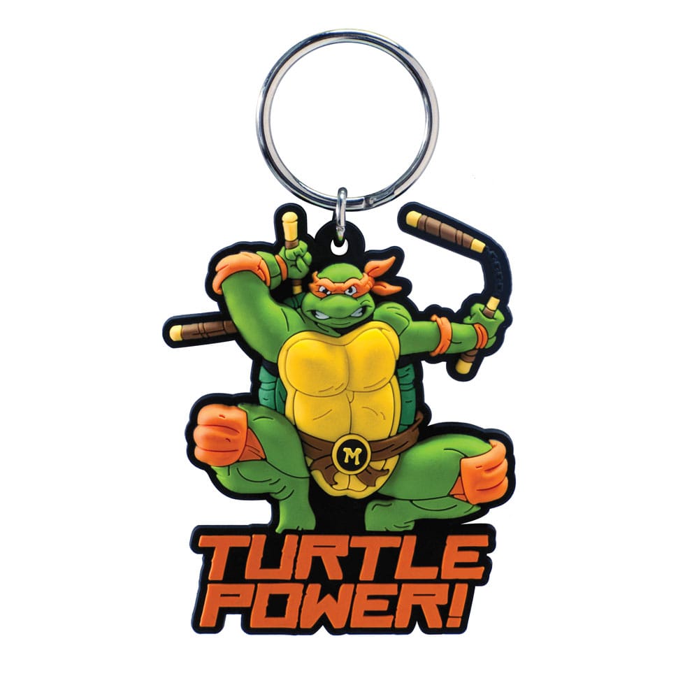 Teenage Mutant Ninja Turtles Soft Touch PVC Bag Clip Michelangelo 077764630286