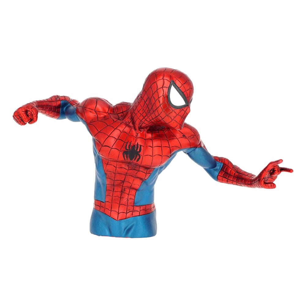 Marvel Figural Bank Spider-Man (Metallic Version) 20 cm 077764679636