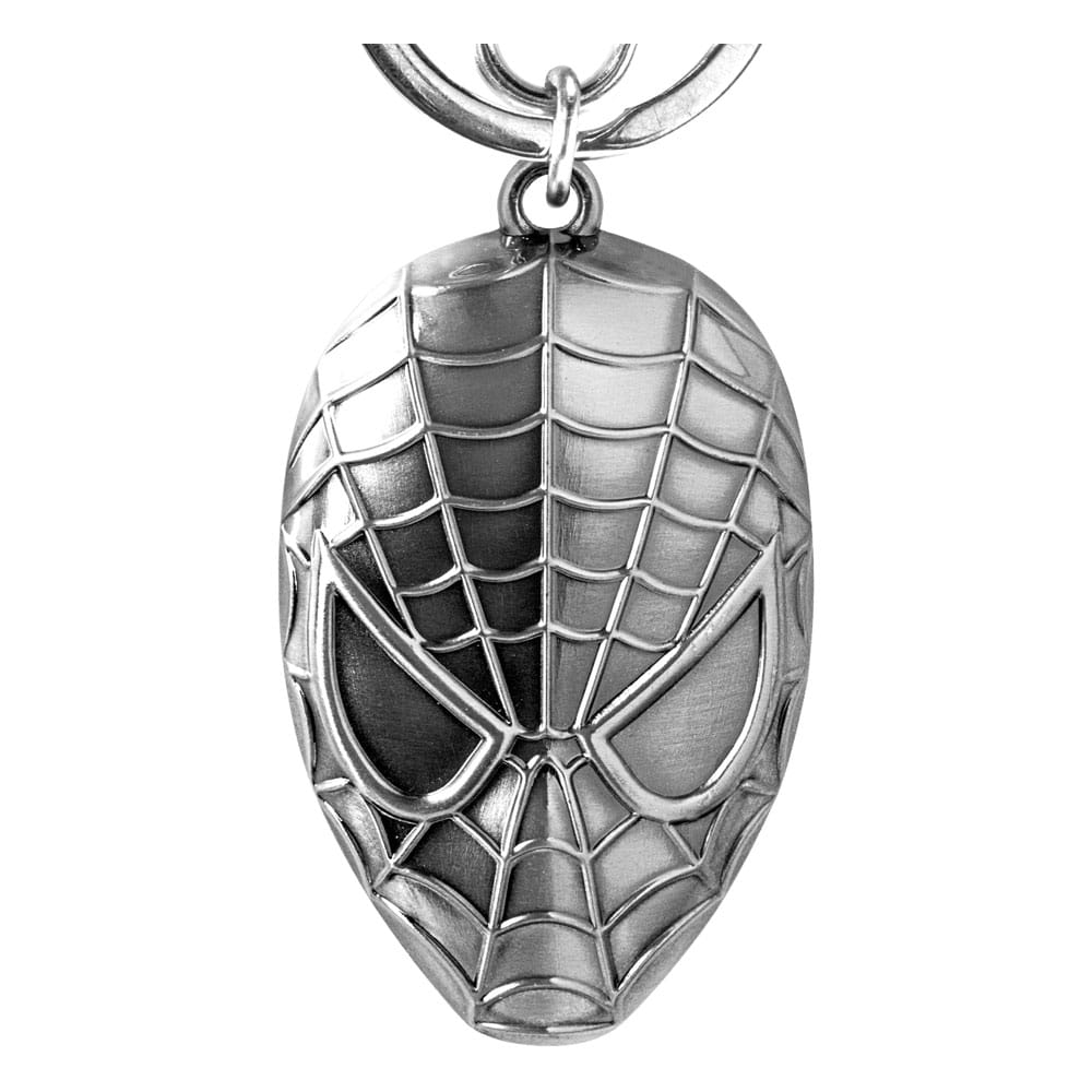 Marvel Metal Keychain Spider Man Head 077764680342