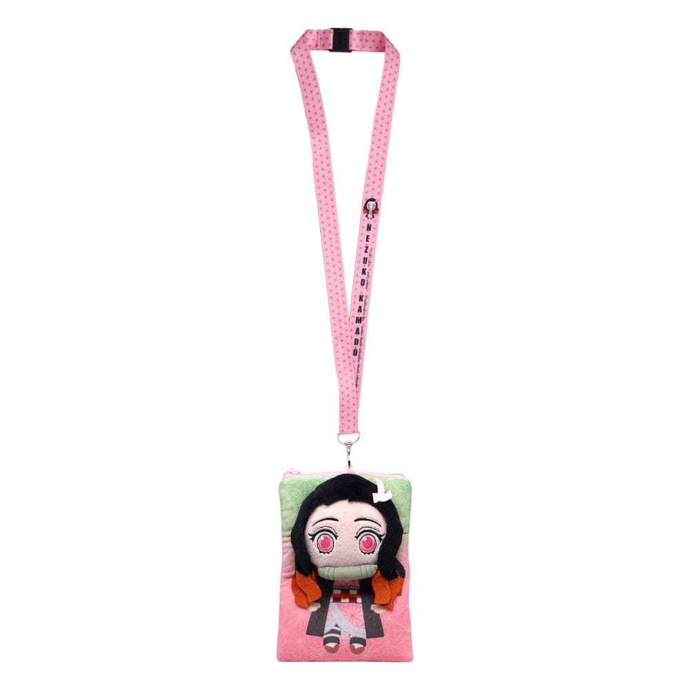 Demon Slayer: Kimetsu no Yaiba Lanyard Nezuko Deluxe with Pouch Card Holder 077764745560