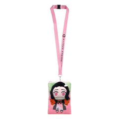 Demon Slayer: Kimetsu no Yaiba Lanyard Nezuko Deluxe with Pouch Card Holder 077764745560