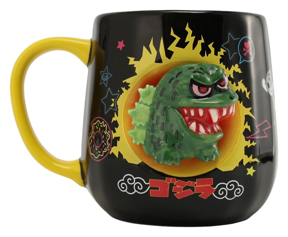 Tokidoki x Godzilla Mug 2D Relief Figural 0077764750687