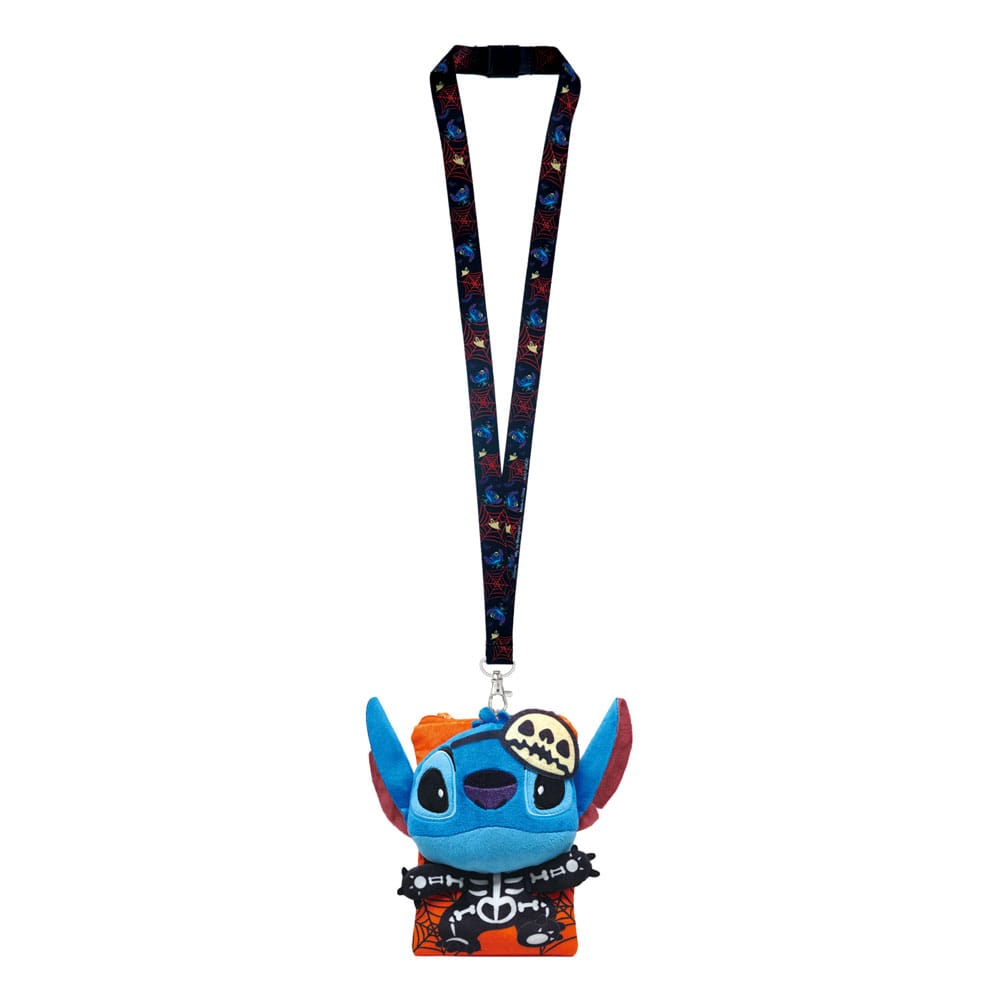 Lilo & Stitch Lanyard Stitch Skeleton with Card Holder 077764830785