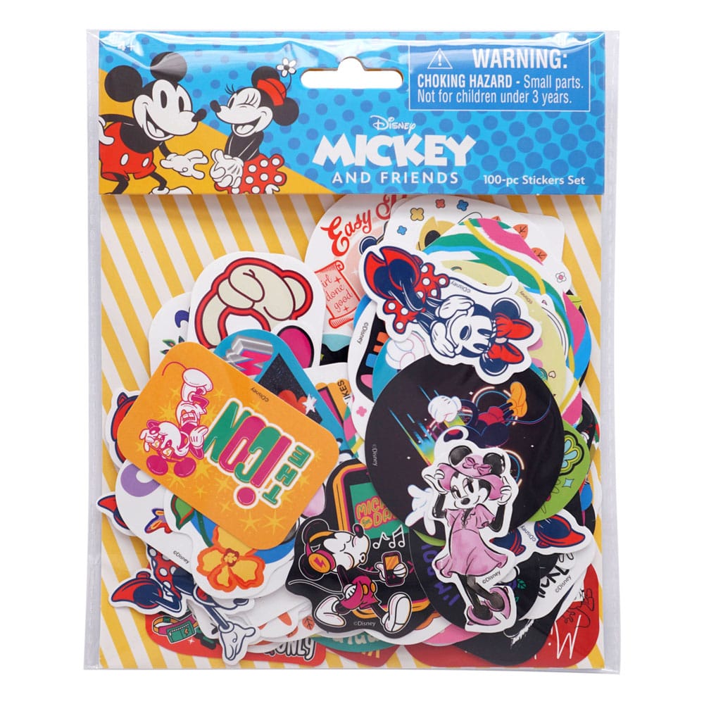 Disney Stickers Set 100-Pack Mickey & Minnie 077764830921