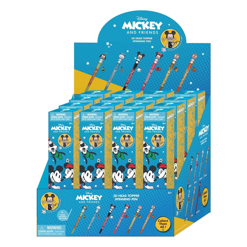 Micky and Friends 3D Head Topper Spinning Pen 077764859755