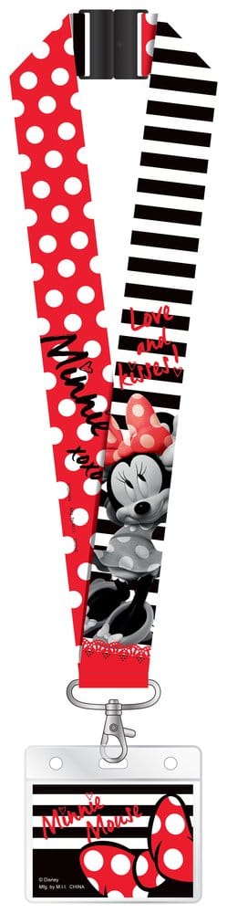 Mickey Mouse Deluxe Lanyard with Card Holder Minnie 0077764859878