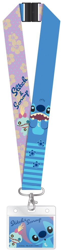 Stitch Deluxe Lanyard with Card Holder 0077764859892