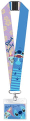 Stitch Deluxe Lanyard with Card Holder 0077764859892