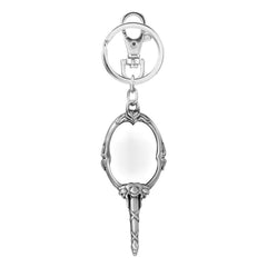 Beauty and the Beast Pewter-Keychain Mirror 077764860799