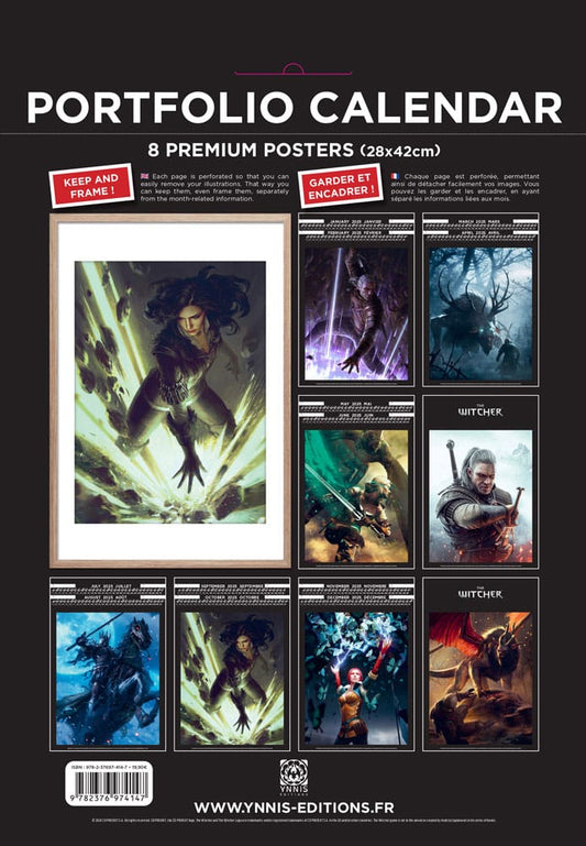 The Witcher Portfolio Calendar 2025 *English Version* 9782376975014