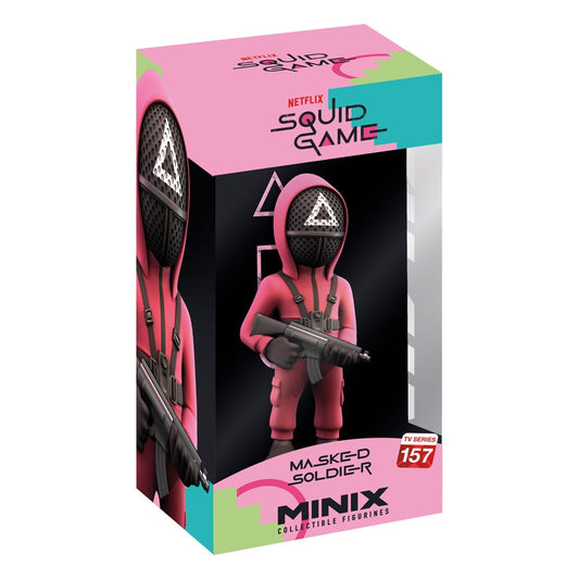 Squid Game Minix Figure Masked Triangle Guard 12 cm 8436605116587
