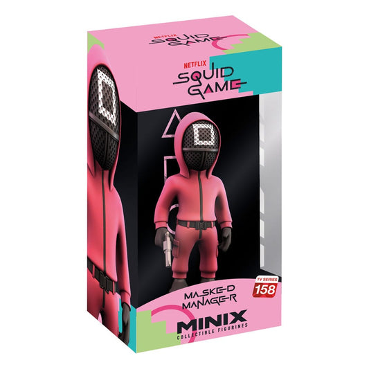 Squid Game Minix Figure Masked Square Guard 12 cm 8436605116594