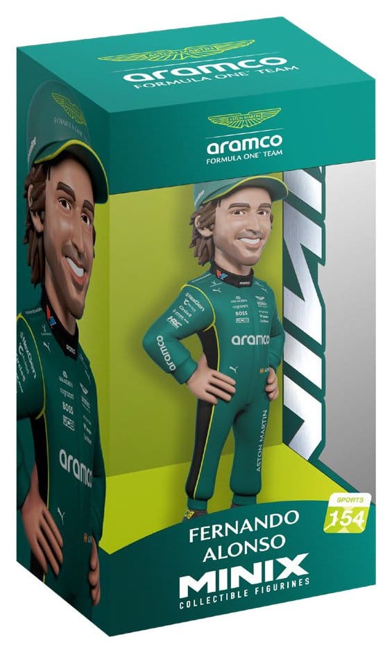 Formula 1 Minix Figure Fernando Alonso (Aston Martin) 12 cm 8436605127316