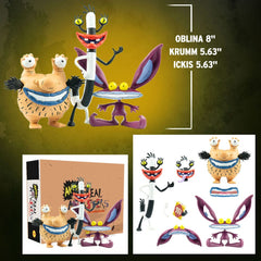 Aaahh!!! Real Monsters PVC Figure 3-Pack Ickis, Oblina & Krumm 0810140241719