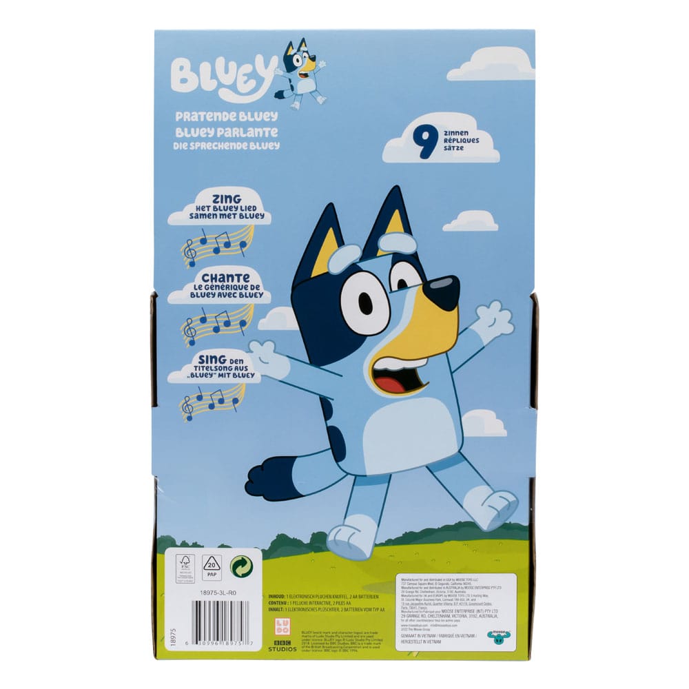 Bluey Talking Plush Toy Bluey 33 cm 0630996189757