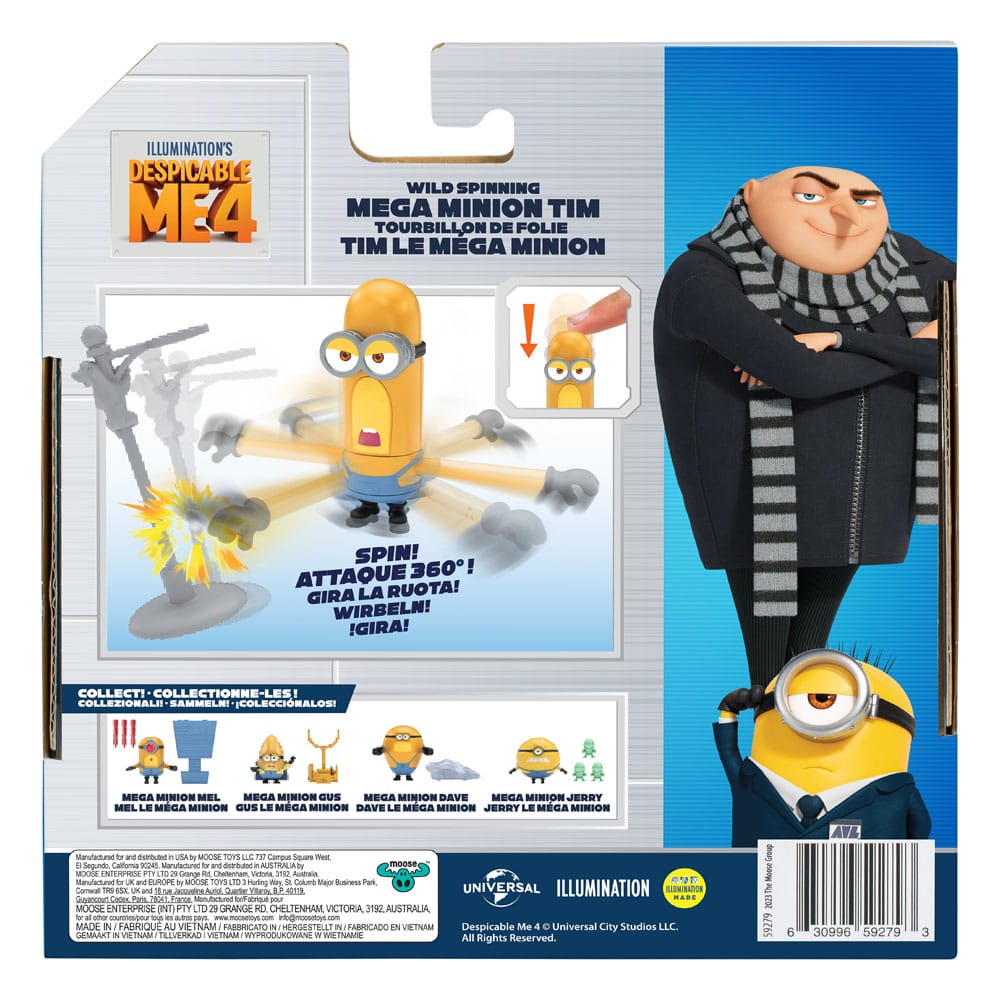 Despicable Me 4 Mega Minion Action Figure Tim 0630996592793
