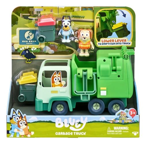 Bluey Fahrzeug MüllwagenBluey Vehicle Garbage TruckBluey véhicule camion poubelleBluey Vehículo Camión de Basura 0630996171707