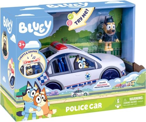 Bluey Fahrzeug Police CarBluey Vehicle Police CarBluey véhicule Police CarBluey Vehículo Police Car 0630996192023