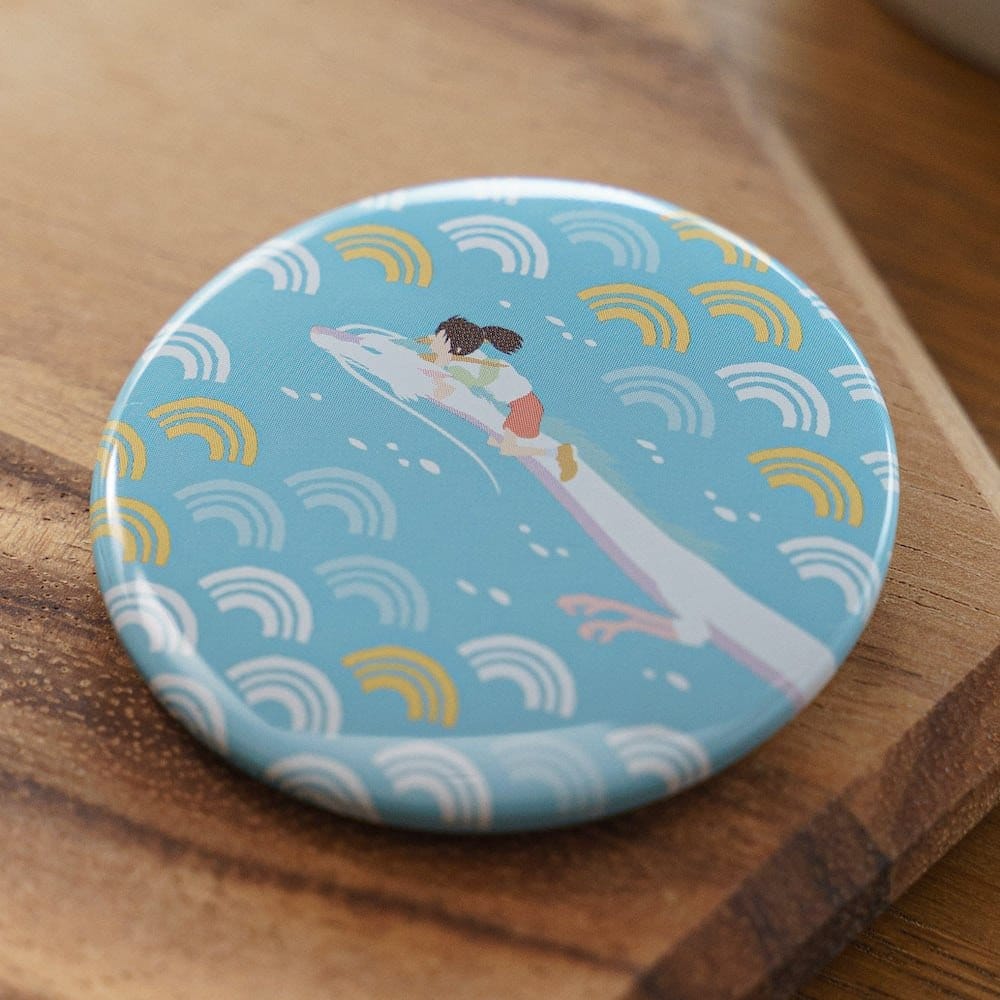 Spirited Away Pin Chihiro & Haku dragon 5 cm            4961524900961