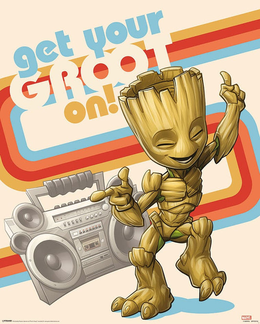 Marvel Poster Pack Guardians of the Galaxy Get Your Groot On 40 x 50 cm (4) 5050574507622