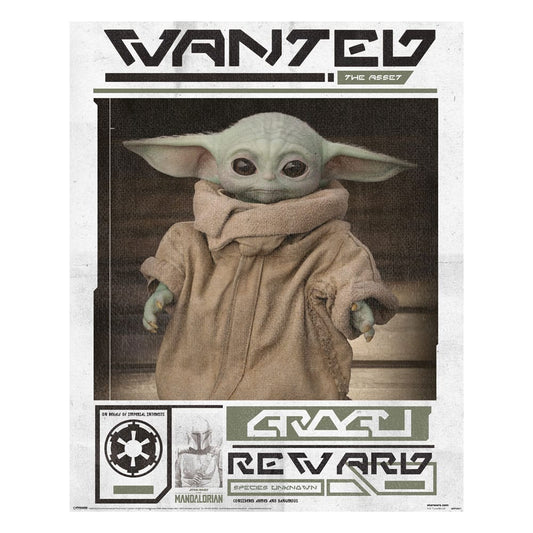 Star Wars: The Mandalorian Poster Pack Grogu Wanted 40 x 50 cm (4) 5050574508179