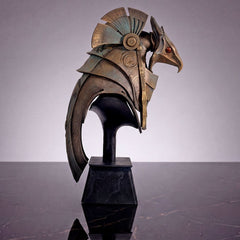 Stargate Desktop Replica Helmet Replica Horus Guard Helmet 15 cm 5056474222672