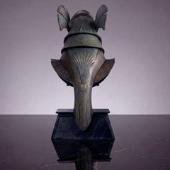 Stargate Desktop Replica Helmet Replica Horus Guard Helmet 15 cm 5056474222672