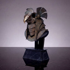 Stargate Desktop Replica Helmet Replica Horus Guard Helmet 15 cm 5056474222672