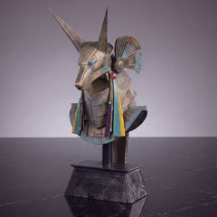 Stargate Desktop Replica Helmet Replica Jackal Guard Helmet Anubis 15 cm 5056474226052