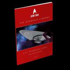 Star Trek Library Die-Cast U.S.S. Voyager NCC-74656-J 10 cm  5056474212390