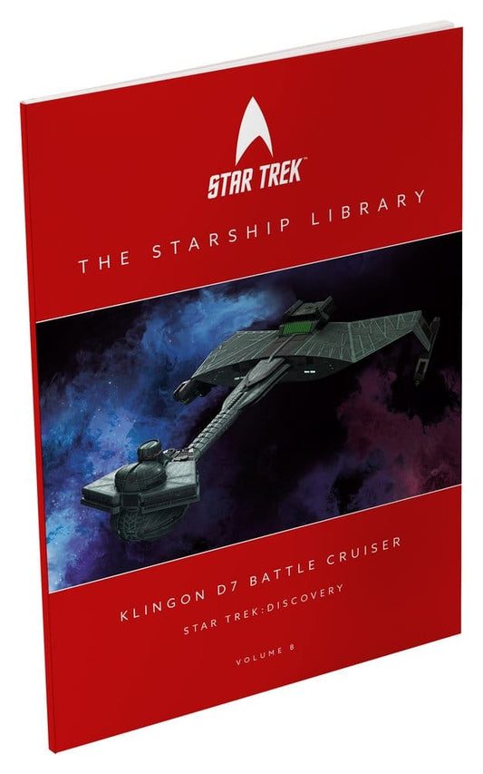 Star Trek Library Die-Cast Klingon D7 Battle Cruiser 10 cm  5056474212406