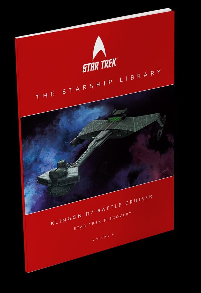 Star Trek Library Die-Cast Klingon D7 Battle Cruiser 10 cm  5056474212406