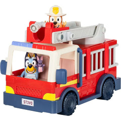 Bluey Mini Figure Playset Bluey Firedruck 0630996176108