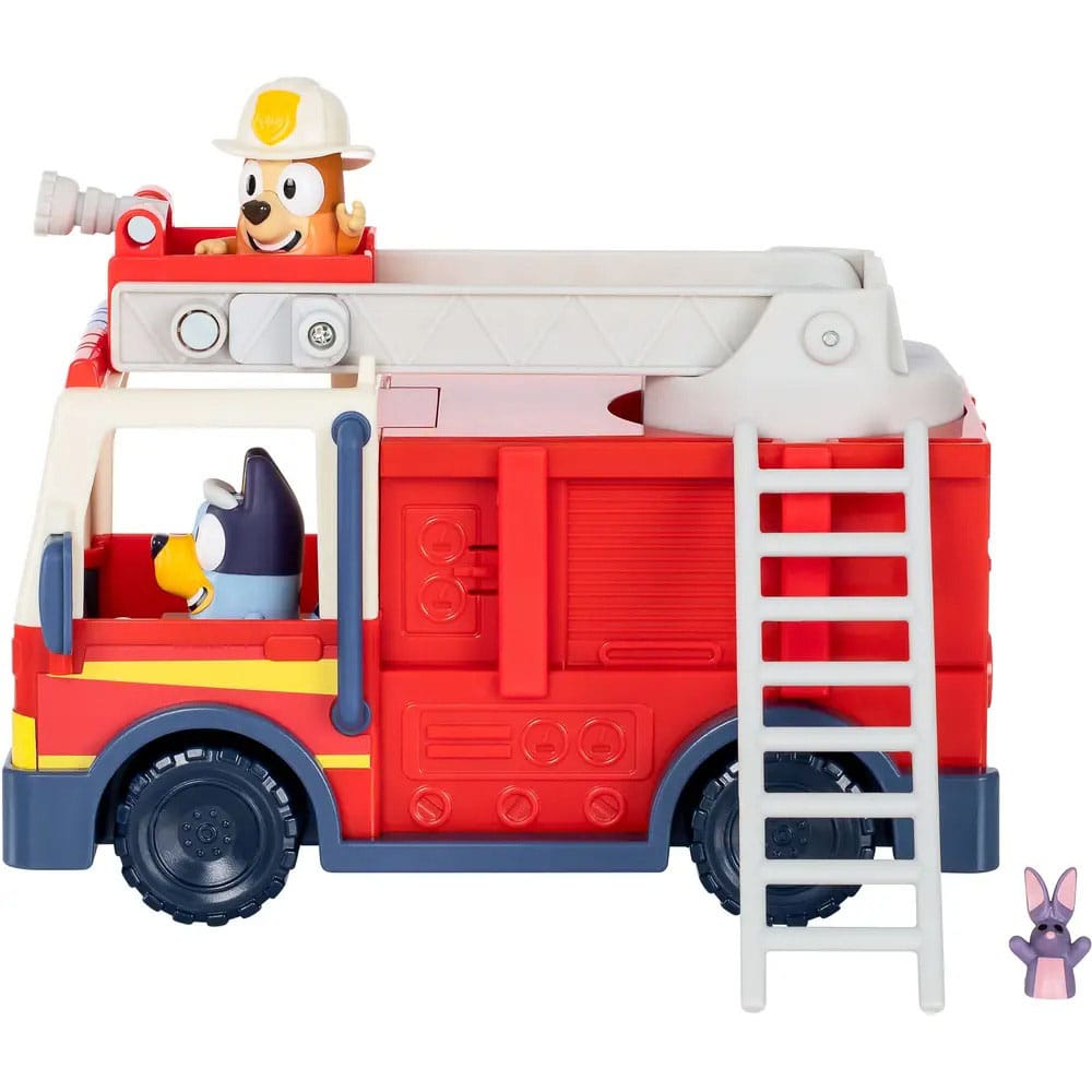 Bluey Mini Figure Playset Bluey Firedruck 0630996176108