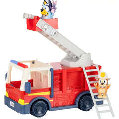 Bluey Mini Figure Playset Bluey Firedruck 0630996176108