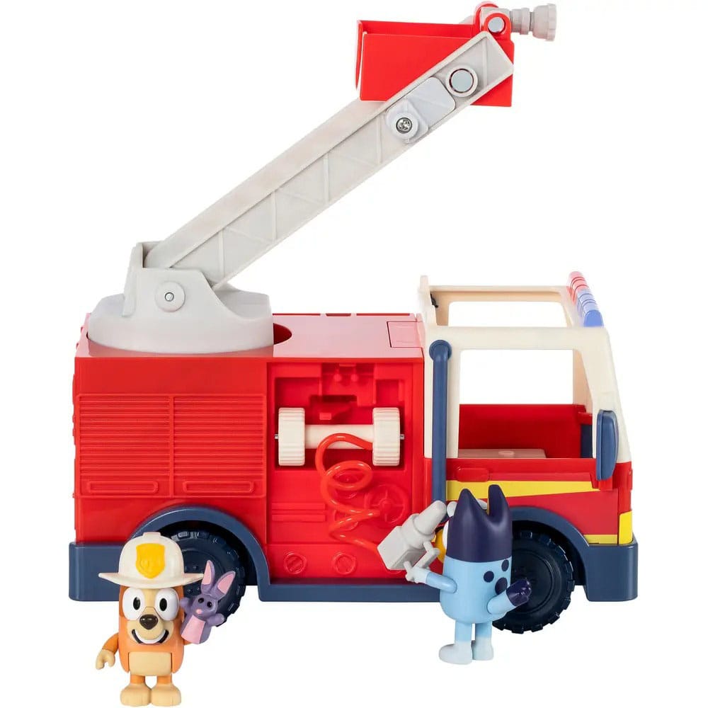 Bluey Mini Figure Playset Bluey Firedruck 0630996176108