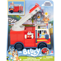 Bluey Mini Figure Playset Bluey Firedruck 0630996176108