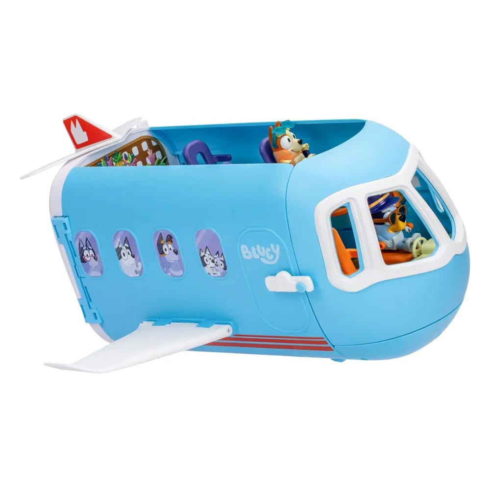 Bluey Mini Figure Playset Bluey Holiday 3in1 Set  0630996176702