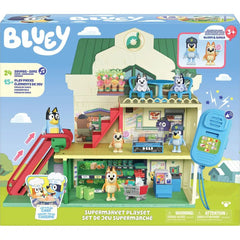 Bluey Mini Figure Playset Bluey Let's Play Chef Supermarket 0630996189184