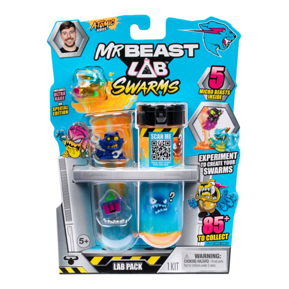 Mr. Beast Lab Swarms Series 2 Mini Figuren 5er-Pack Atomic Series 2,5 cm  0630996247471