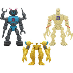 Mr. Beast Lab Hybrids Series 2 Mini Figuren 2er-Pack Lab-Bot vs Gid Skeleton 11 cm  0630996249055