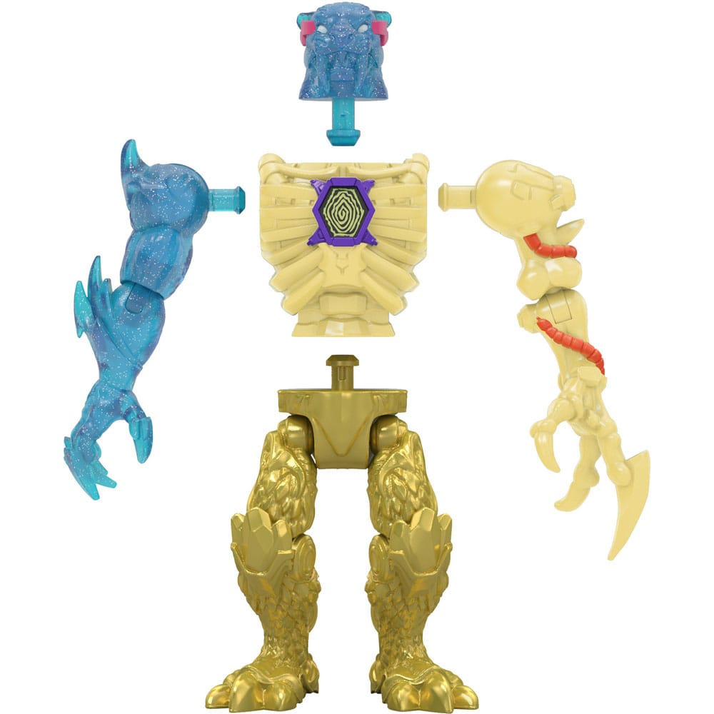 Mr. Beast Lab Hybrids Series 2 Mini Figuren 2er-Pack Lab-Bot vs Gid Skeleton 11 cm  0630996249055